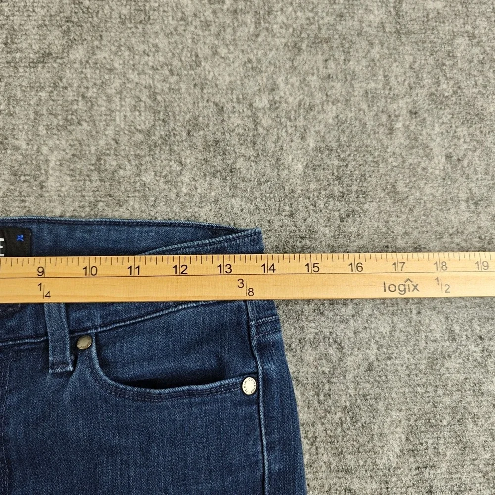 Paige Jeans Women's 28 Hoxton Ankle 28x26 Dark Wash‎ Mid Rise Rayon Stretch